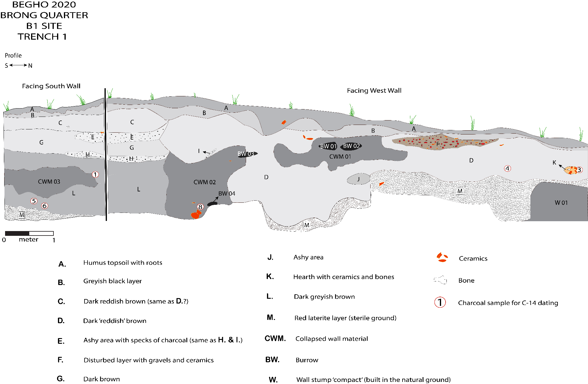 Trench 1, Brong Quarter (B1)