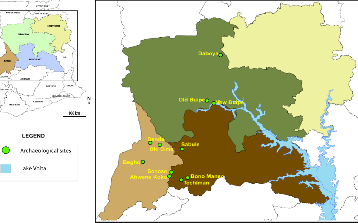 Map of Daboya